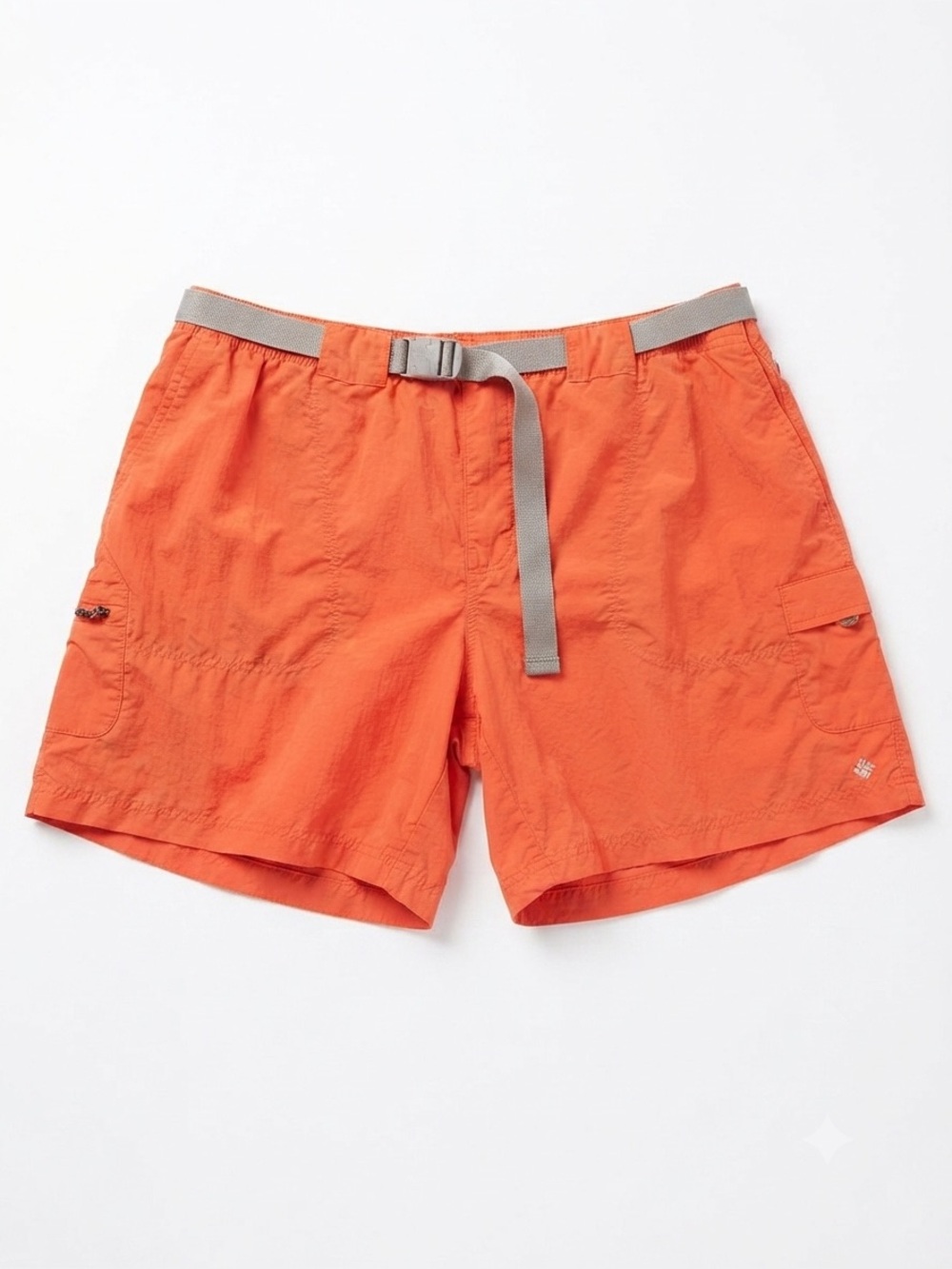 Columbia Men’s Hiking Athletic Hiking Swim Shorts XL Belted Cargo Inseam 6"